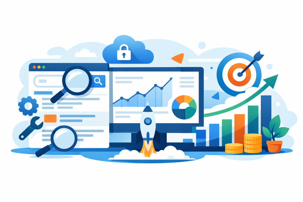SEO strategy framework for brands focusing on search visibility and sustainable digital growth