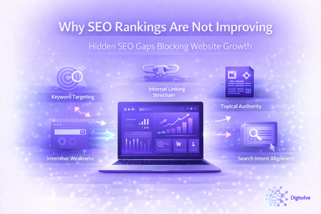 why seo rankings are not improving and hidden seo gaps blocking organic traffic growth